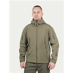 Куртка Shark Skin Soft Shell на толстом флисе, olive