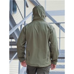 Куртка Shark Skin Soft Shell на толстом флисе, olive