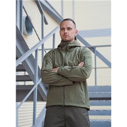 Куртка Shark Skin Soft Shell на толстом флисе, olive