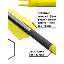 Стрела лучная карбон Centershot Anrchy 500